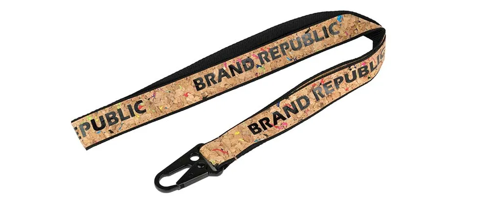 Polyester Lanyards with Cork - Thumbnail 2
