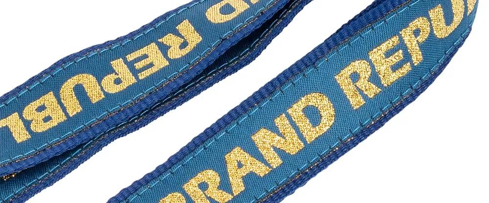 Lurex Embroidered Lanyards - Thumbnail 3