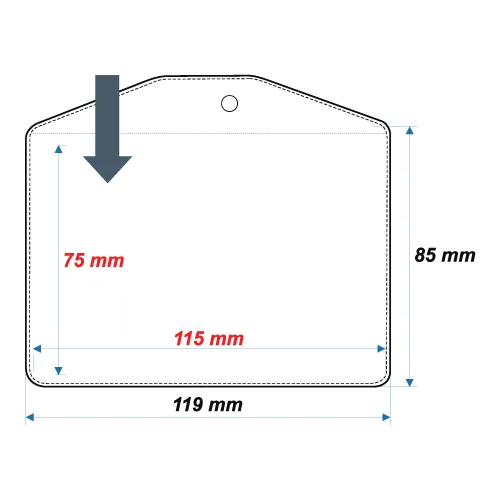 Soft ID Card Holder ID10 - 75x115 mm - Thumbnail 2