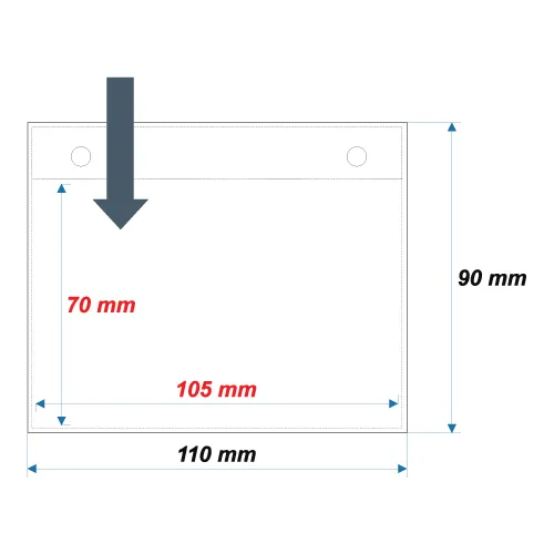 Soft ID Card Holder ID11 - 70x105 mm - Thumbnail 2