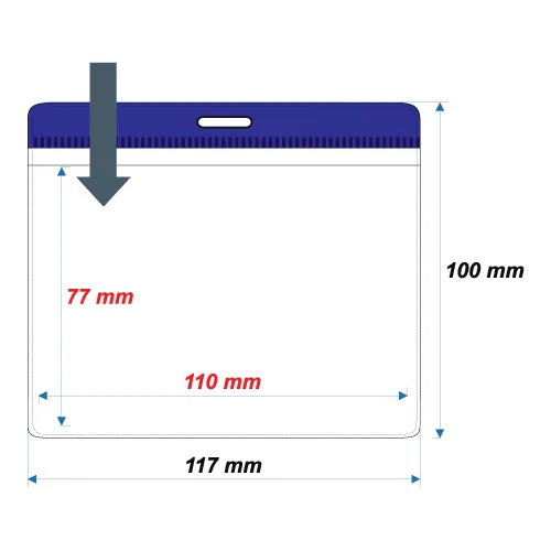 Soft ID Card Holder ID17 - 77x110 mm - Thumbnail 2