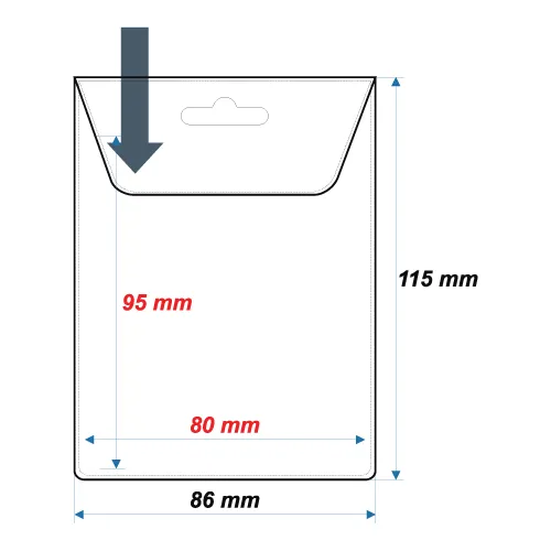 Soft ID Card Holder ID20 - 95x80 mm - Thumbnail 2