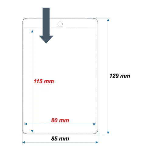 Soft ID Card Holder ID29 - 115x80 mm - Thumbnail 2