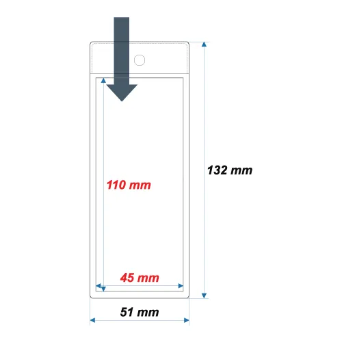 Soft ID Card Holder ID31 - 110x45 mm - Thumbnail 2