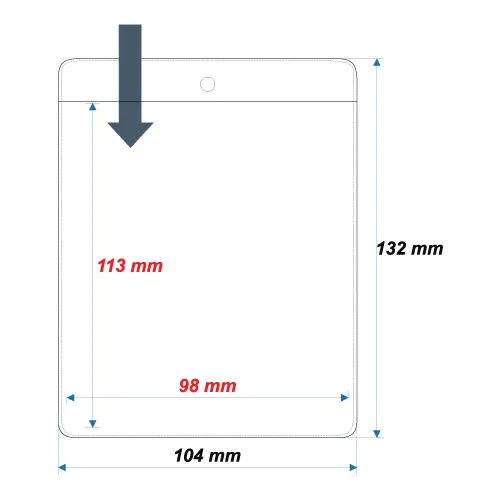 Soft ID Card Holder ID32 - 113x98 mm - Thumbnail 2
