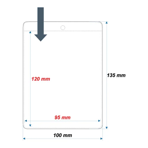 Soft ID Card Holder ID34 - 120x95 mm - Thumbnail 2