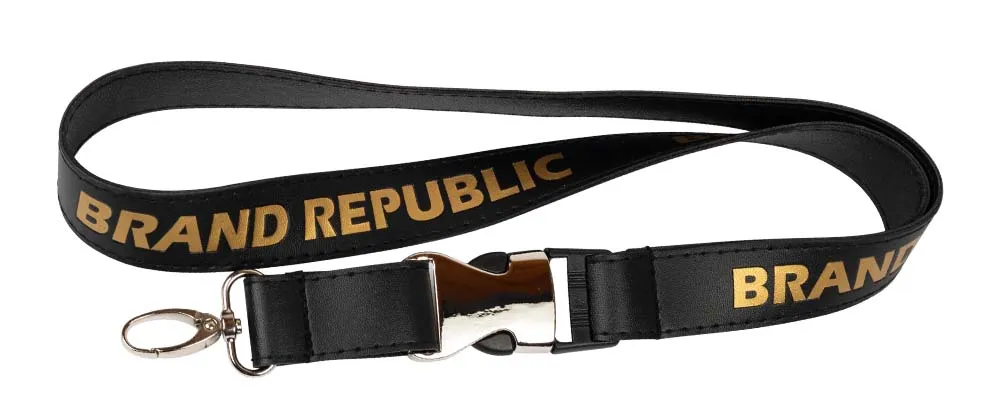 Leather Lanyards with Embossed/Printed Logo - Thumbnail 2