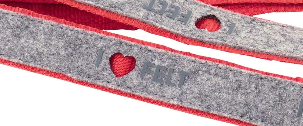 Polyester Lanyards with Felt - Thumbnail 3