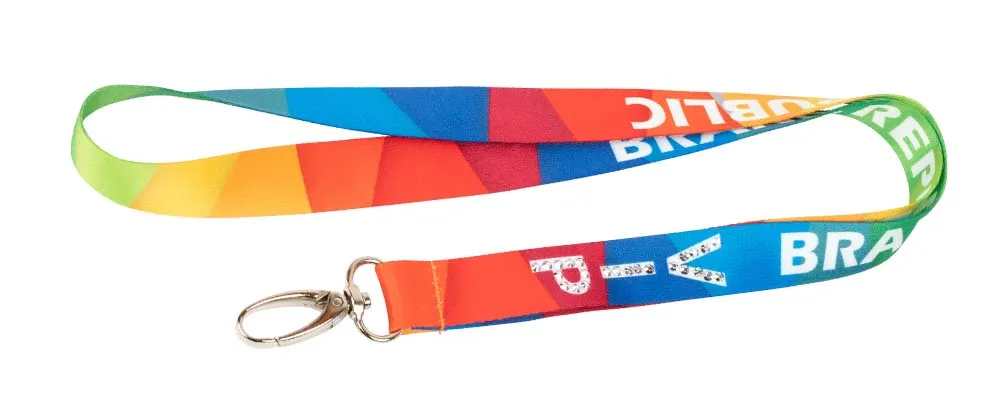 Dye-Sublimated Lanyards with Gems - Thumbnail 2