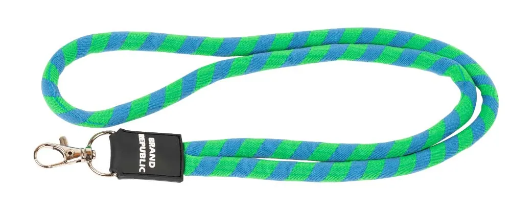 Tubular Festival Lanyard with PVC Patch - Thumbnail 2