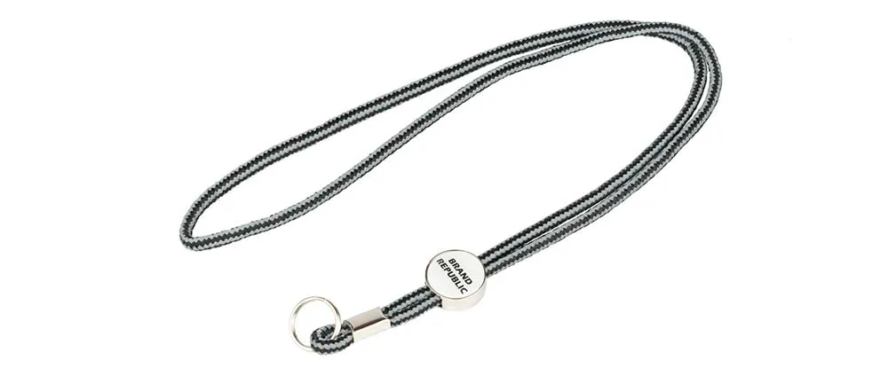 Woven Lace Reflective Lanyards - Thumbnail 2