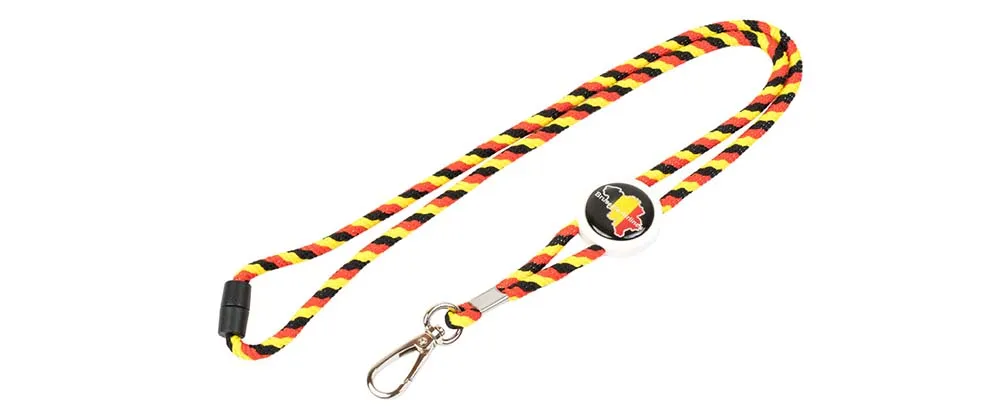 Woven Lace 3-Colour Lanyards - Thumbnail 2