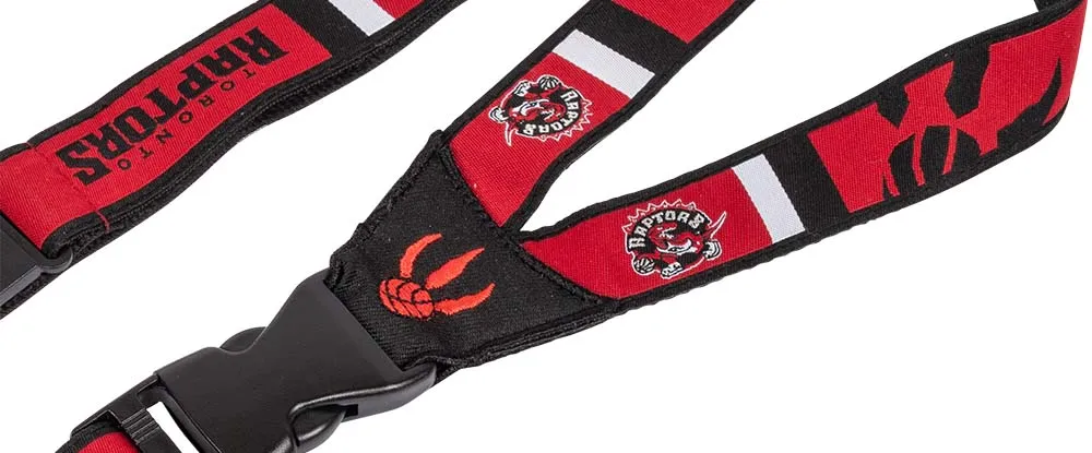 V-Shaped Polyester Lanyards with Woven Logo - Thumbnail 3